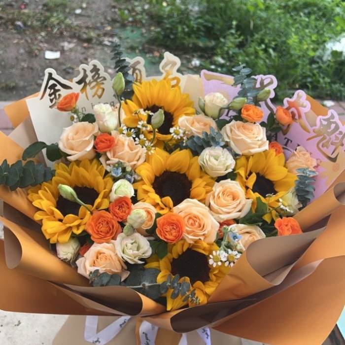 自贡沿滩区送高考生什么花